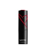 NYX PROFESSIONAL MAKEUP Shout Loud Satin Lipstick, Infused With Shea Butter - Opinionated (Warm Burgundy)